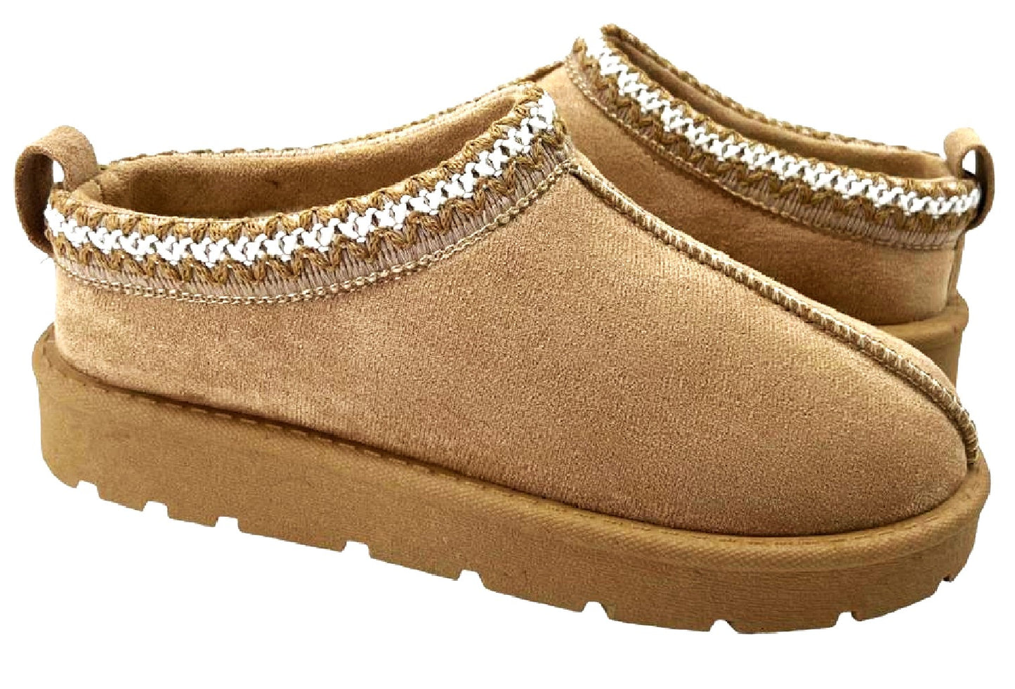 Warm & Comfy Women’s Faux Fur Lined Slip-On Slippers – Perfect for Cozy Days!