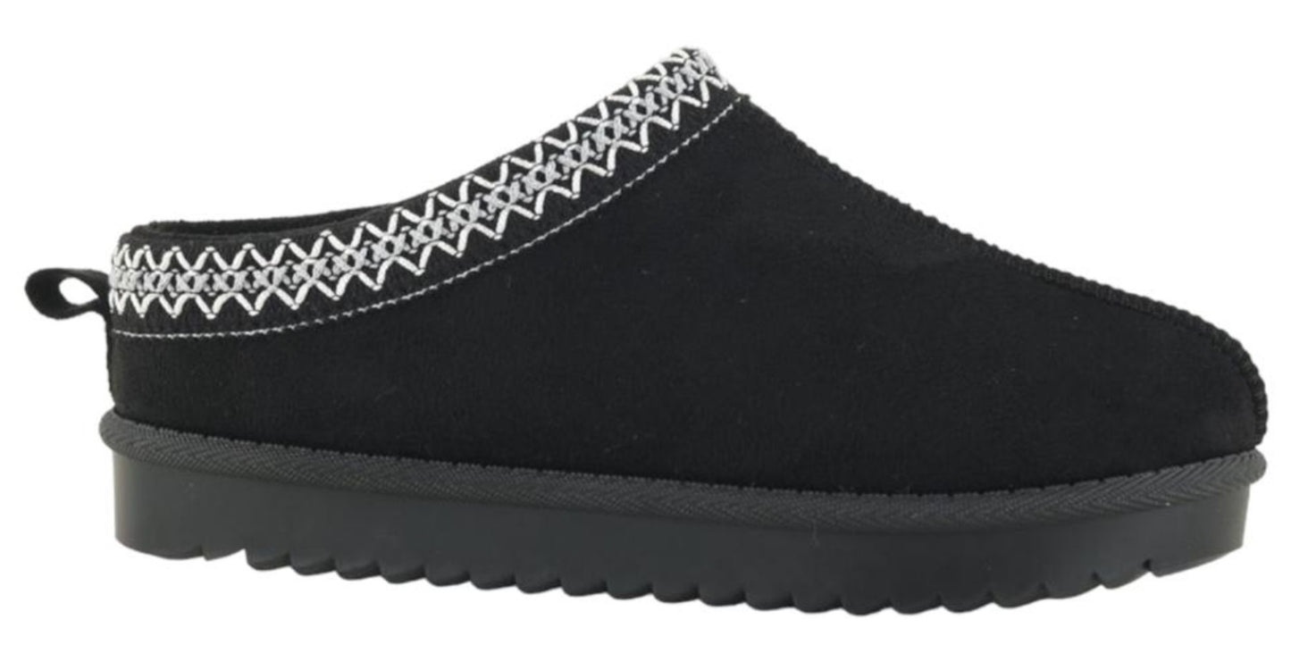 Warm & Comfy Women’s Faux Fur Lined Slip-On Slippers – Perfect for Cozy Days!
