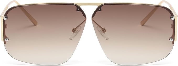 Women's Pilot Sunglasses – UV400 Protection, Metal Frame