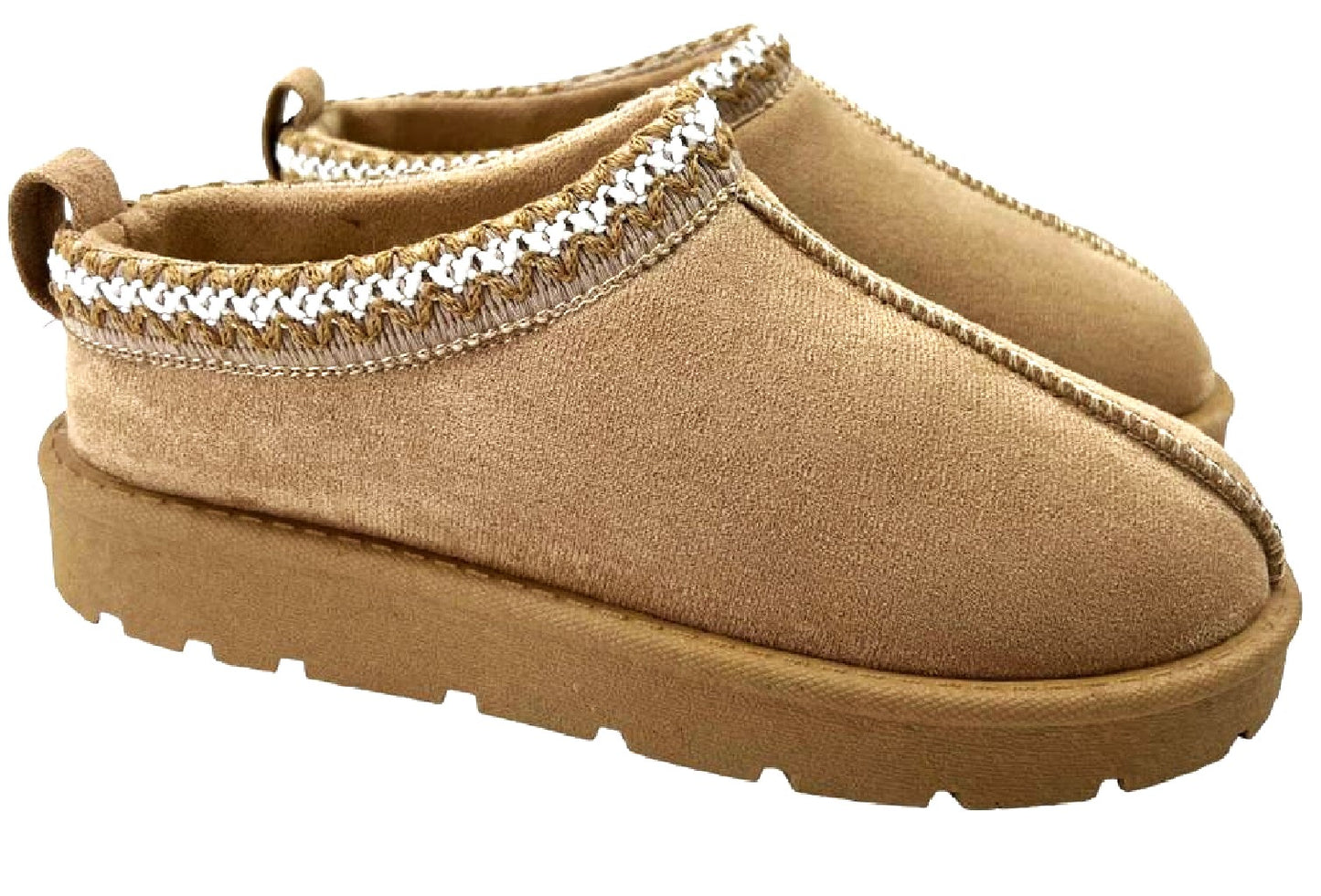 Warm & Comfy Women’s Faux Fur Lined Slip-On Slippers – Perfect for Cozy Days!