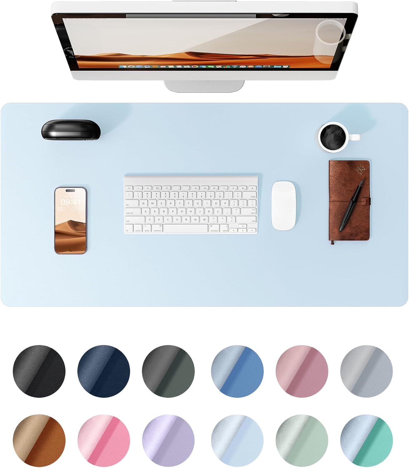 Large Leather Desk Mat