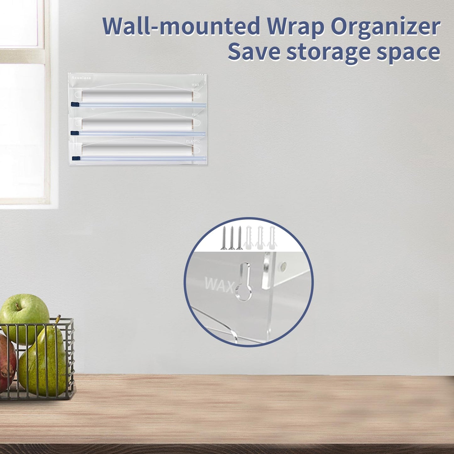 3-in-1 Wrap Dispenser & Cutter