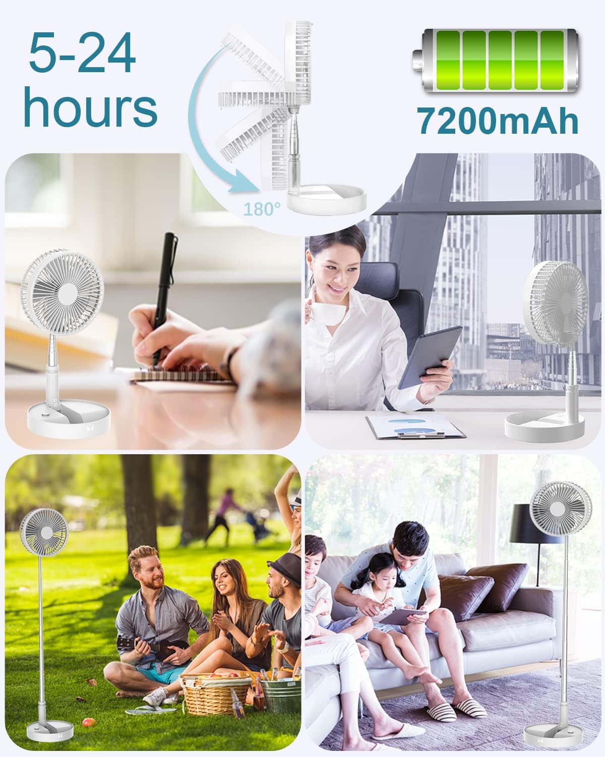 Foldaway Fan with Remote Control
