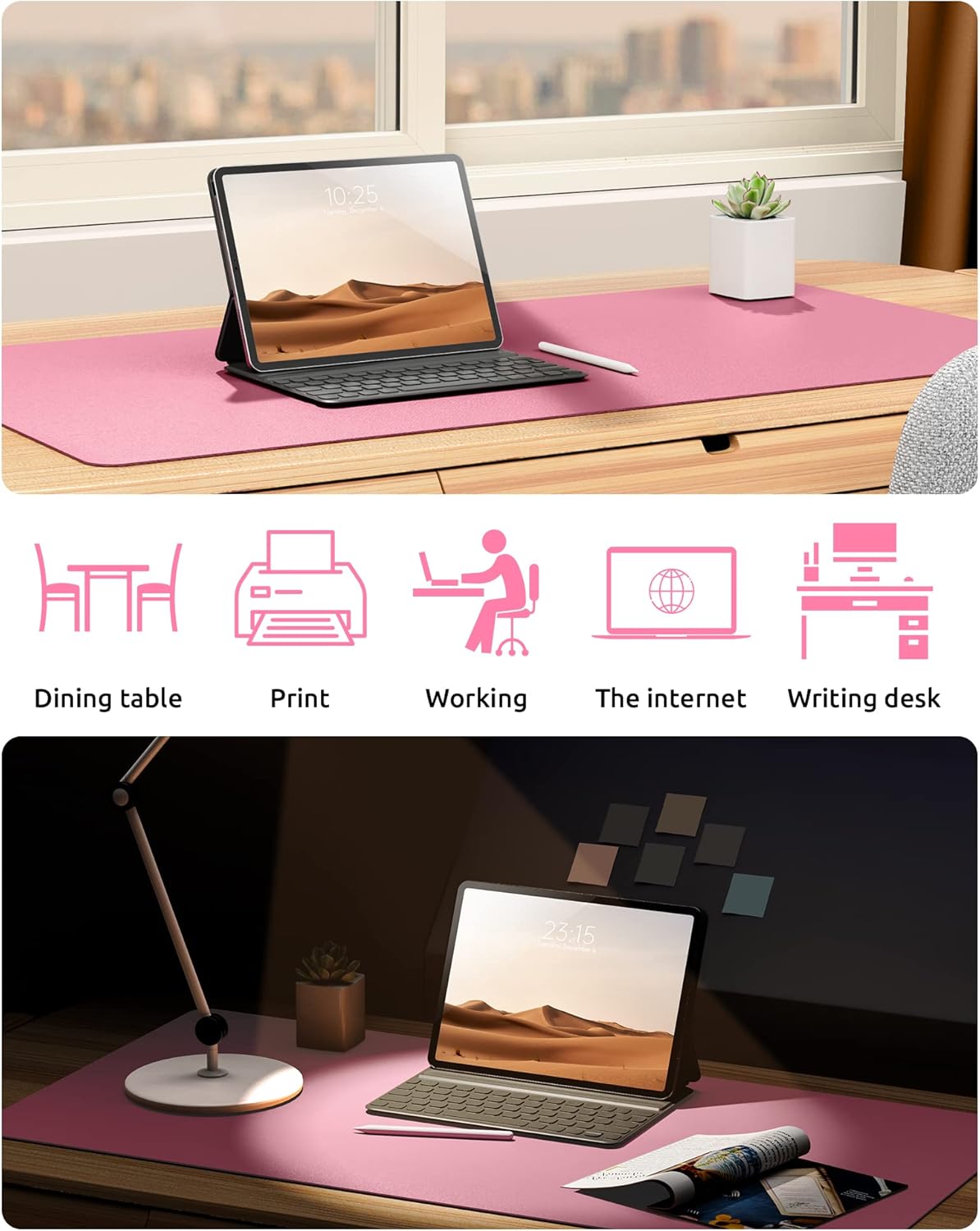 Large Leather Desk Mat