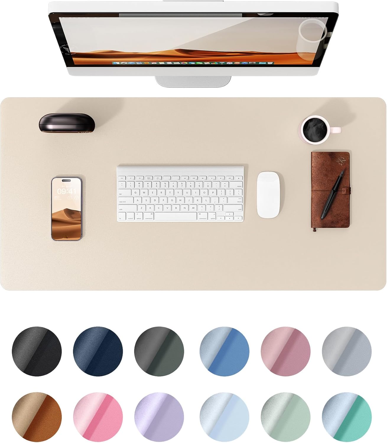 Large Leather Desk Mat