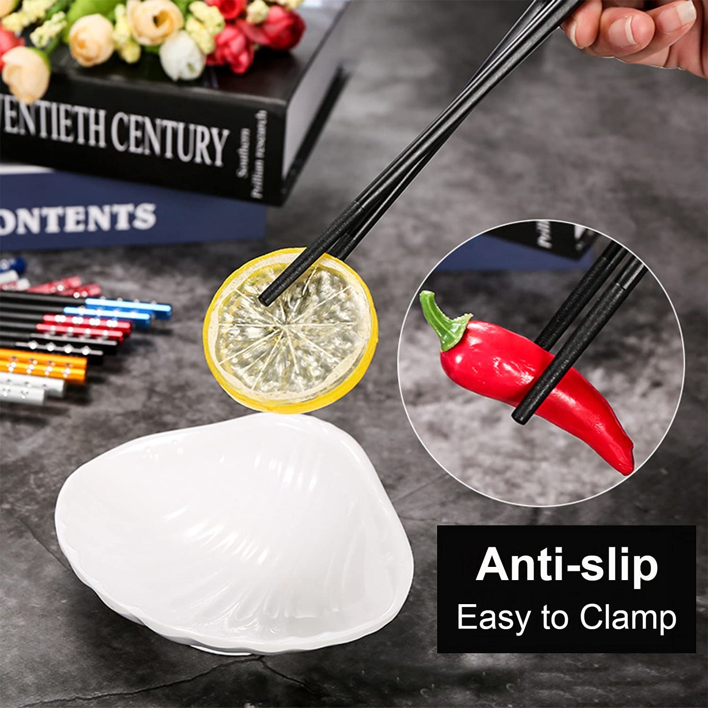 Durable Fiberglass Chopsticks – Elegant, Non-Slip, Dishwasher Safe