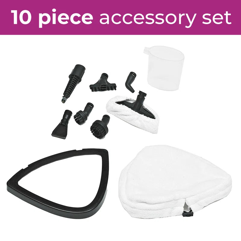 All-in-One 1500W Steam Mop with Extra Pad Pack - Ultimate Cleaning Power!