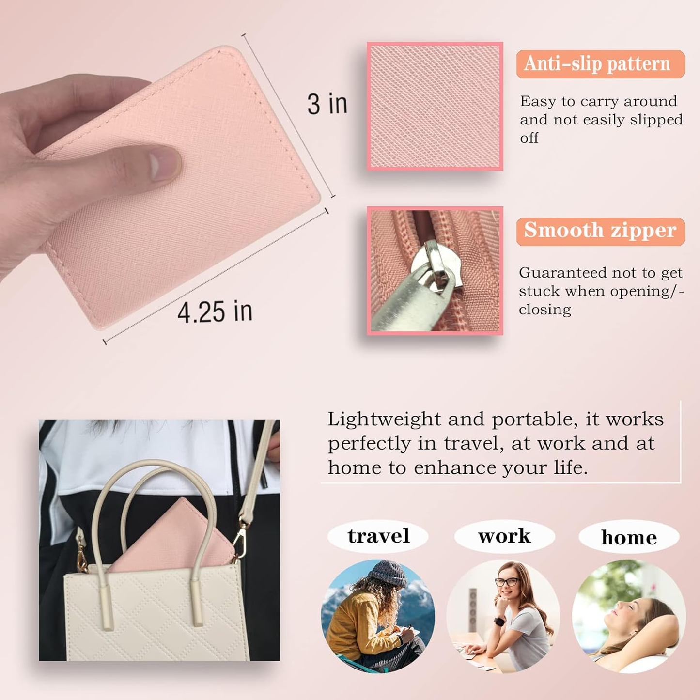 GlamTrim Essentials – 9-Piece Rose Gold Grooming Kit for Travel & Home