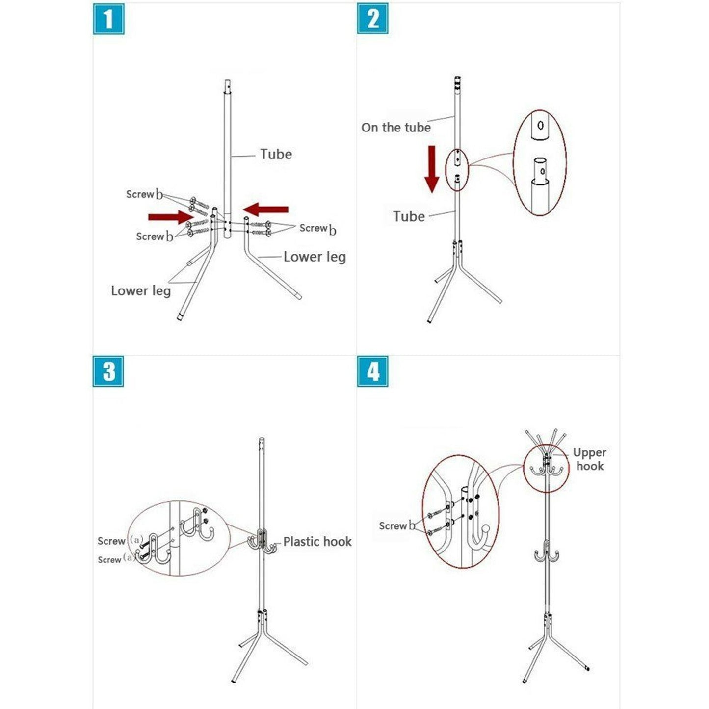 Elegant Metal Coat Stand & Garment Rack – Versatile Jacket, Umbrella, and Accessories Organizer