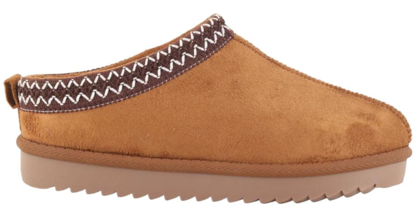 Warm & Comfy Women’s Faux Fur Lined Slip-On Slippers – Perfect for Cozy Days!