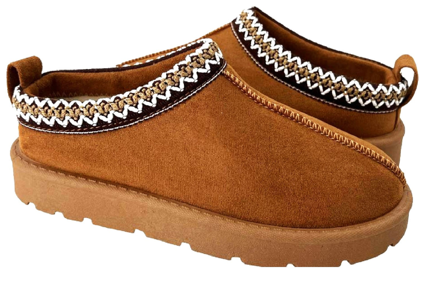 Warm & Comfy Women’s Faux Fur Lined Slip-On Slippers – Perfect for Cozy Days!