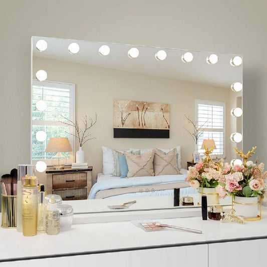 Sleek Rectangle LED Metal Mirror – Illuminate Your Space with Style!