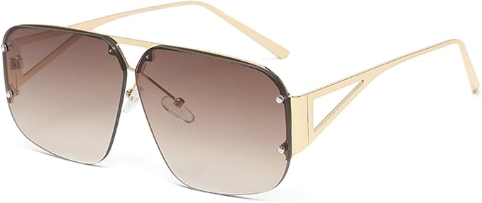 Women's Pilot Sunglasses – UV400 Protection, Metal Frame