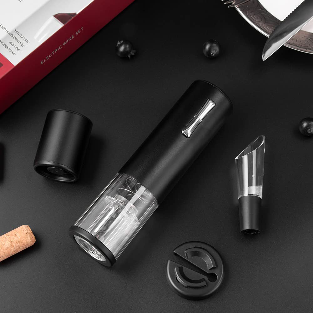 4-in-1 Rechargeable Electric Wine Opener Set