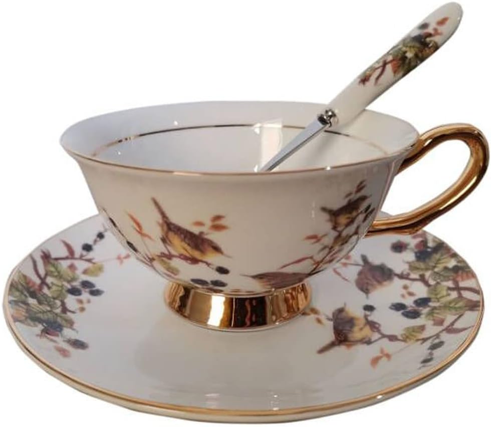 Elegant Bone China Cup & Saucer Set – 200ml