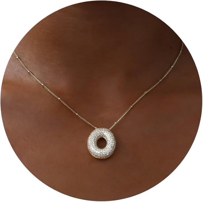 Gold Bubble Letter Necklace – Personalized, Playful, and Perfect for Gifting