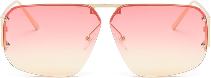 Women's Pilot Sunglasses – UV400 Protection, Metal Frame