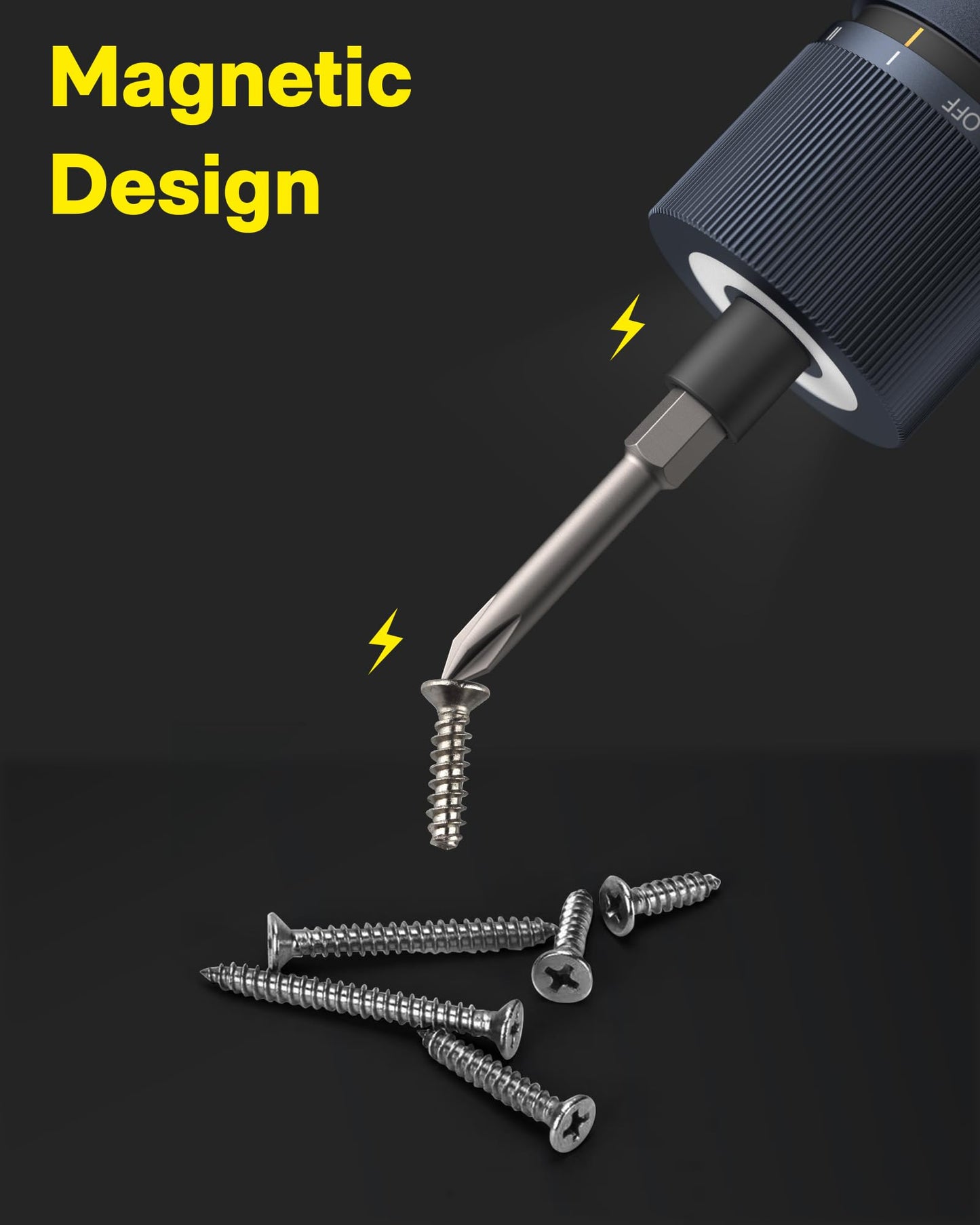 Electric Screwdriver Set – 12 Bits, Rechargeable, All-in-One Design