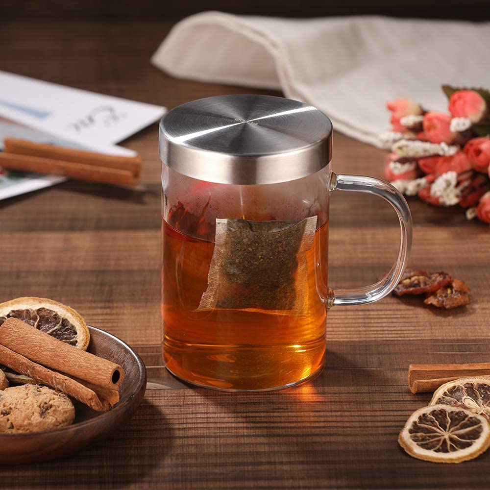 Glass Tea Cup with Infuser – Stylish, Durable, Versatile