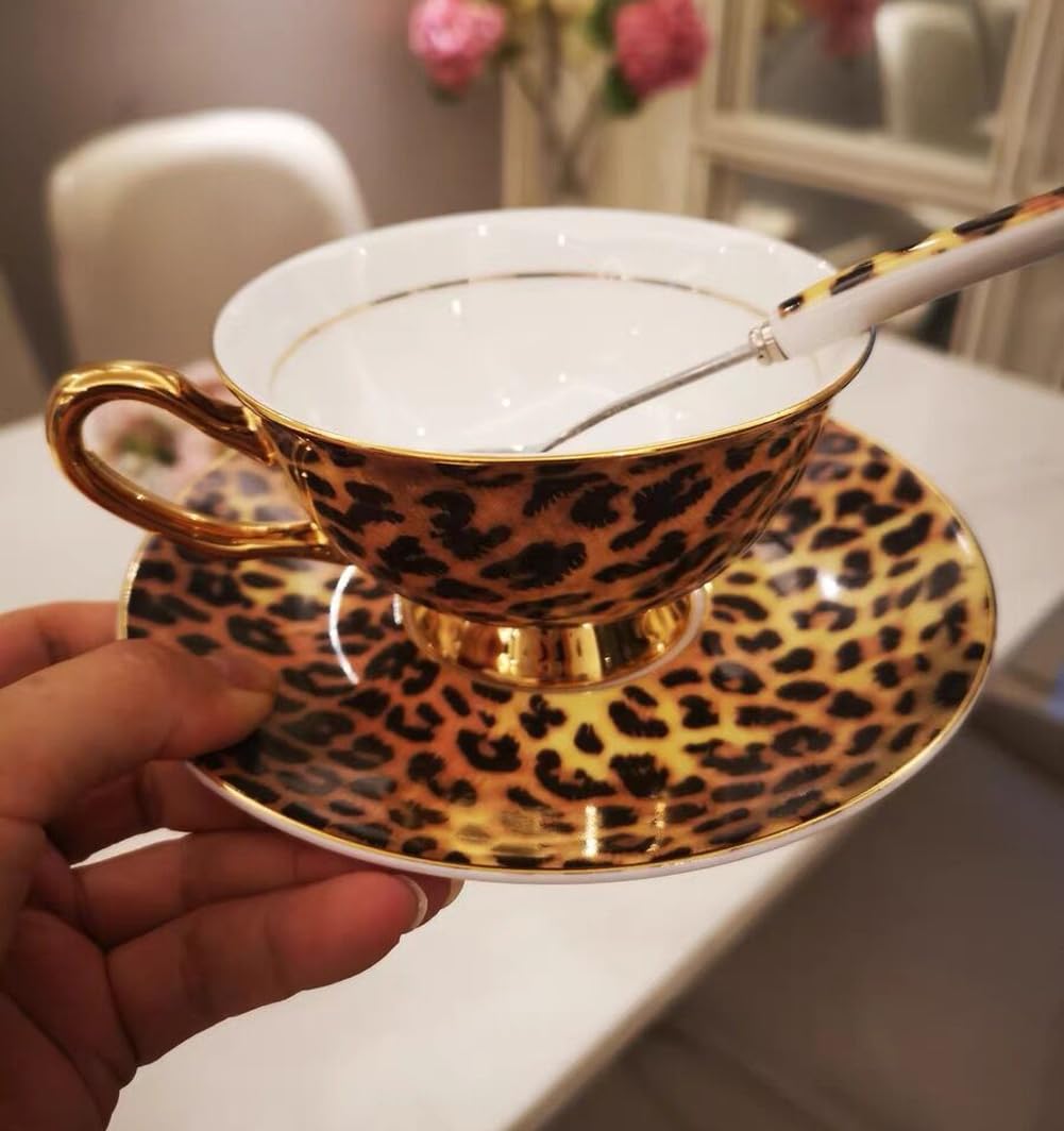 Luxury Bone China Cup & Saucer Set