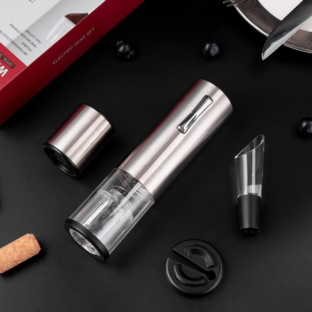 4-in-1 Rechargeable Electric Wine Opener Set