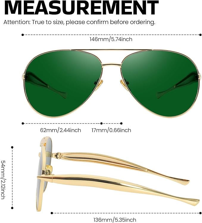 Trendy Double Bridge Metal Sunglasses