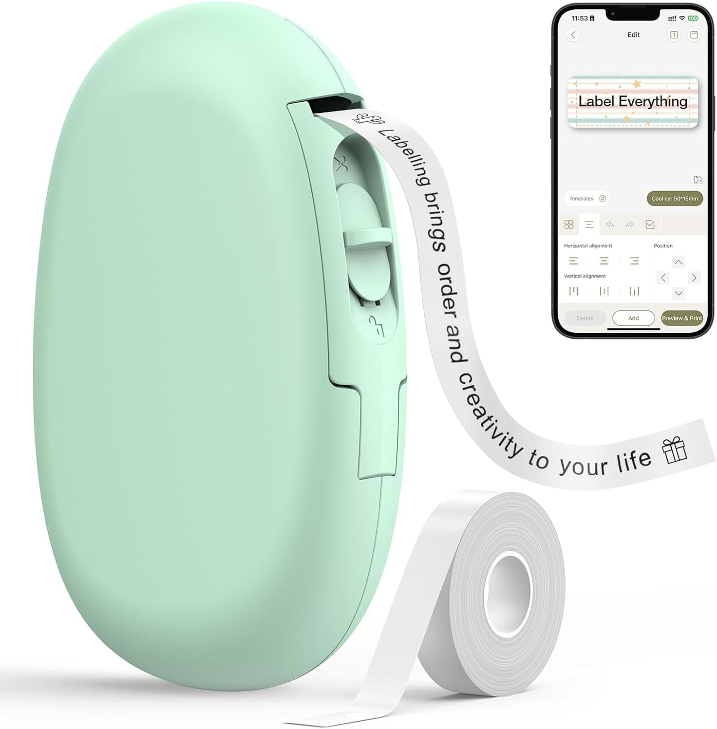 Label Maker – Smart, Portable, Inkless