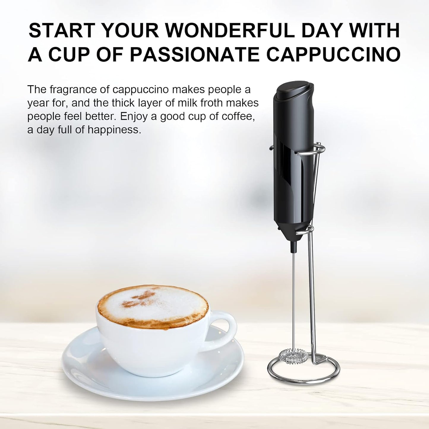 Handheld Milk Frother – Portable, Powerful & Easy to Use