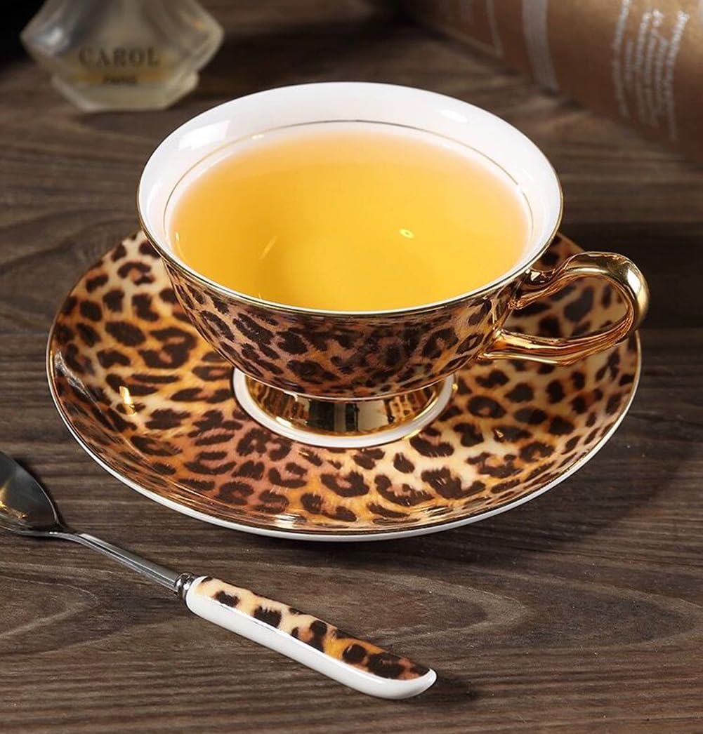 Luxury Bone China Cup & Saucer Set