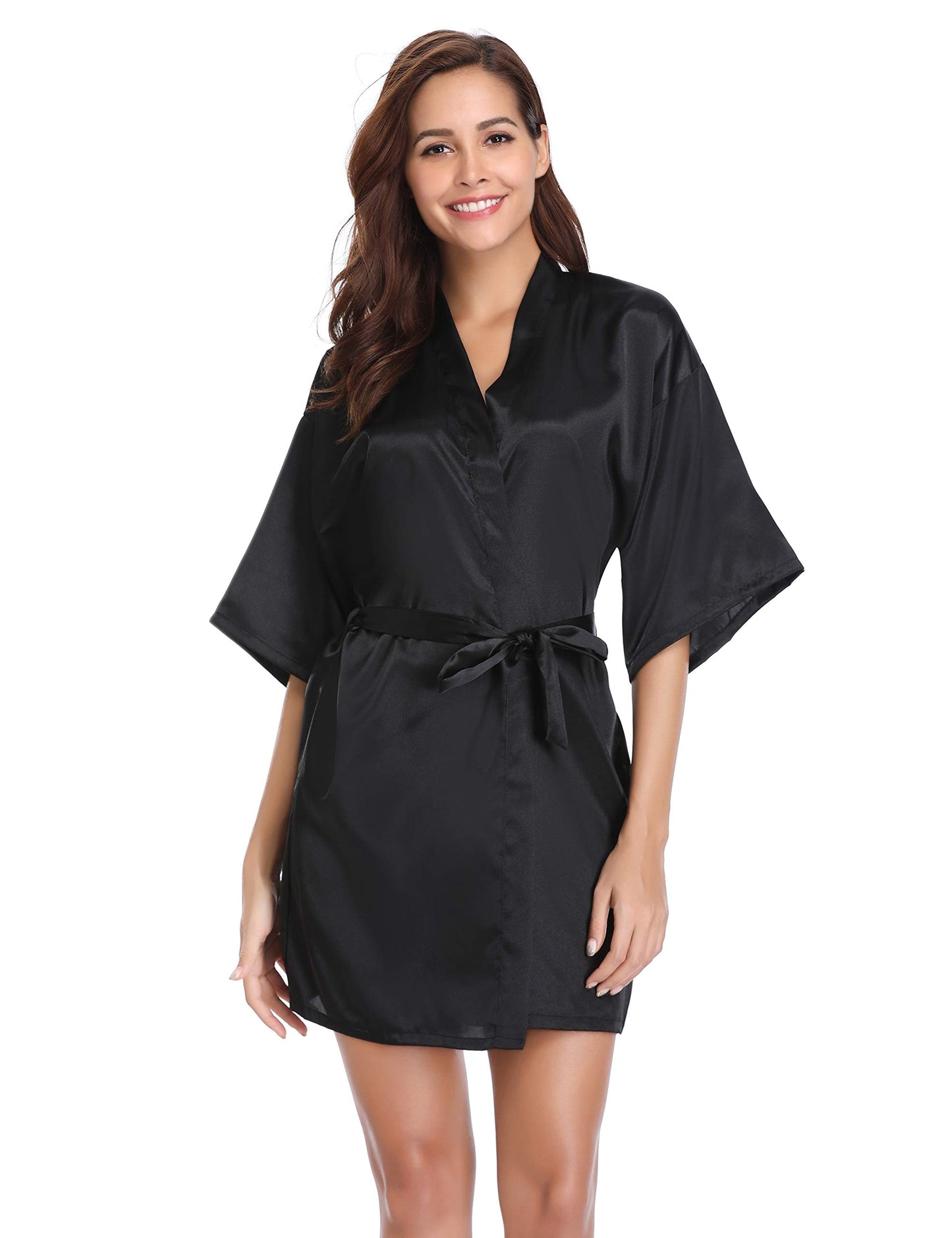Silk Touch Satin Robe