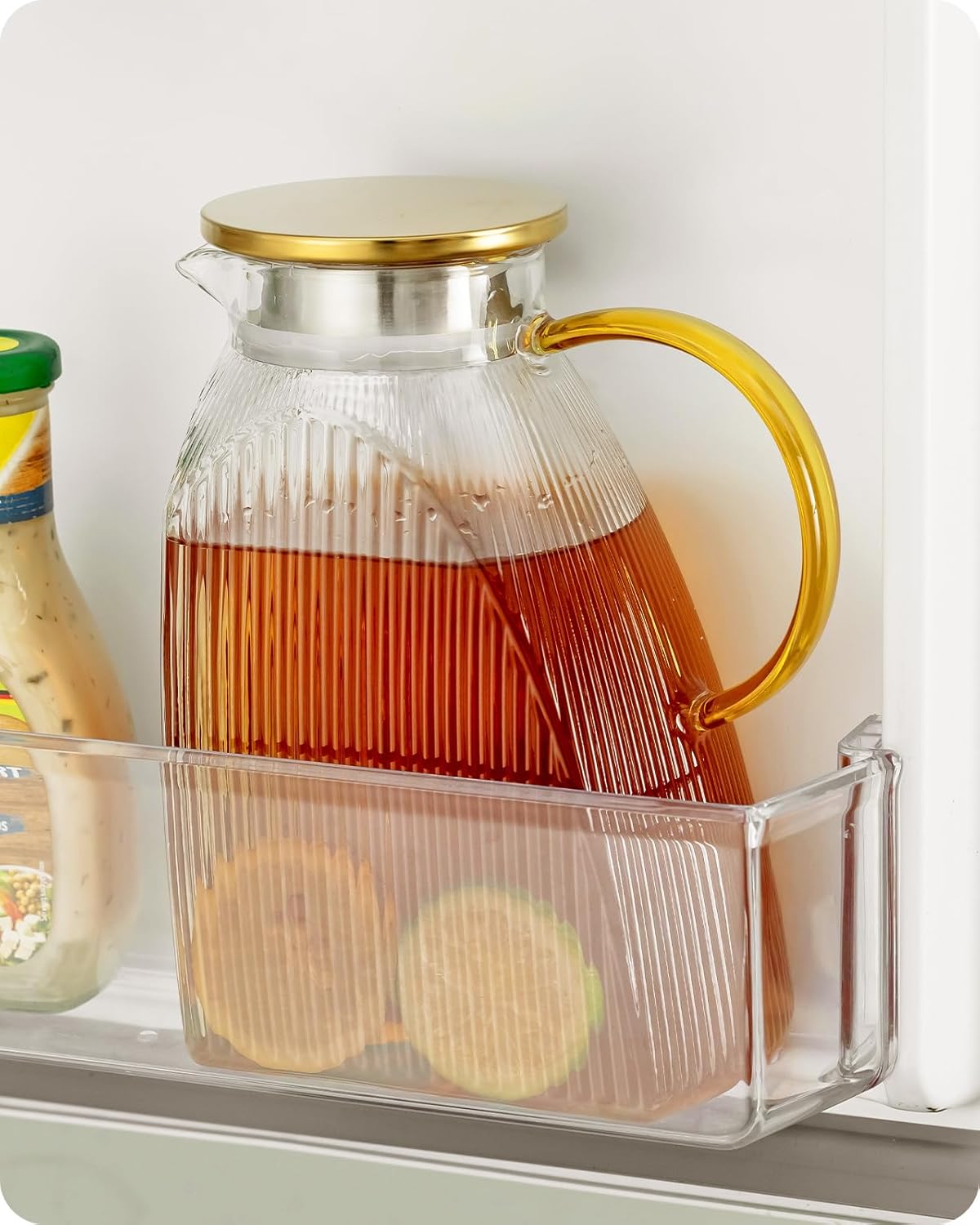 Glass Pitcher – Elegant, Heat-Resistant & Fridge-Friendly