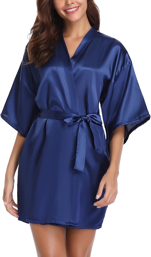 Silk Touch Satin Robe