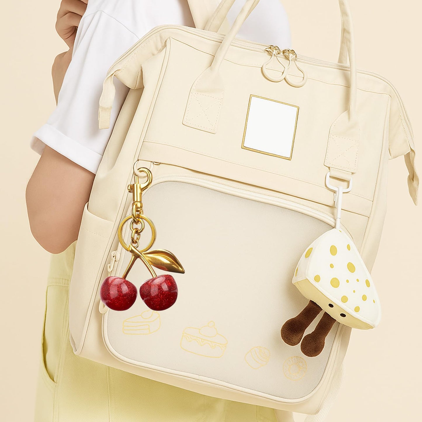 Sparkling Cherry Keychain – Glamorous, Gift-Ready Accessory