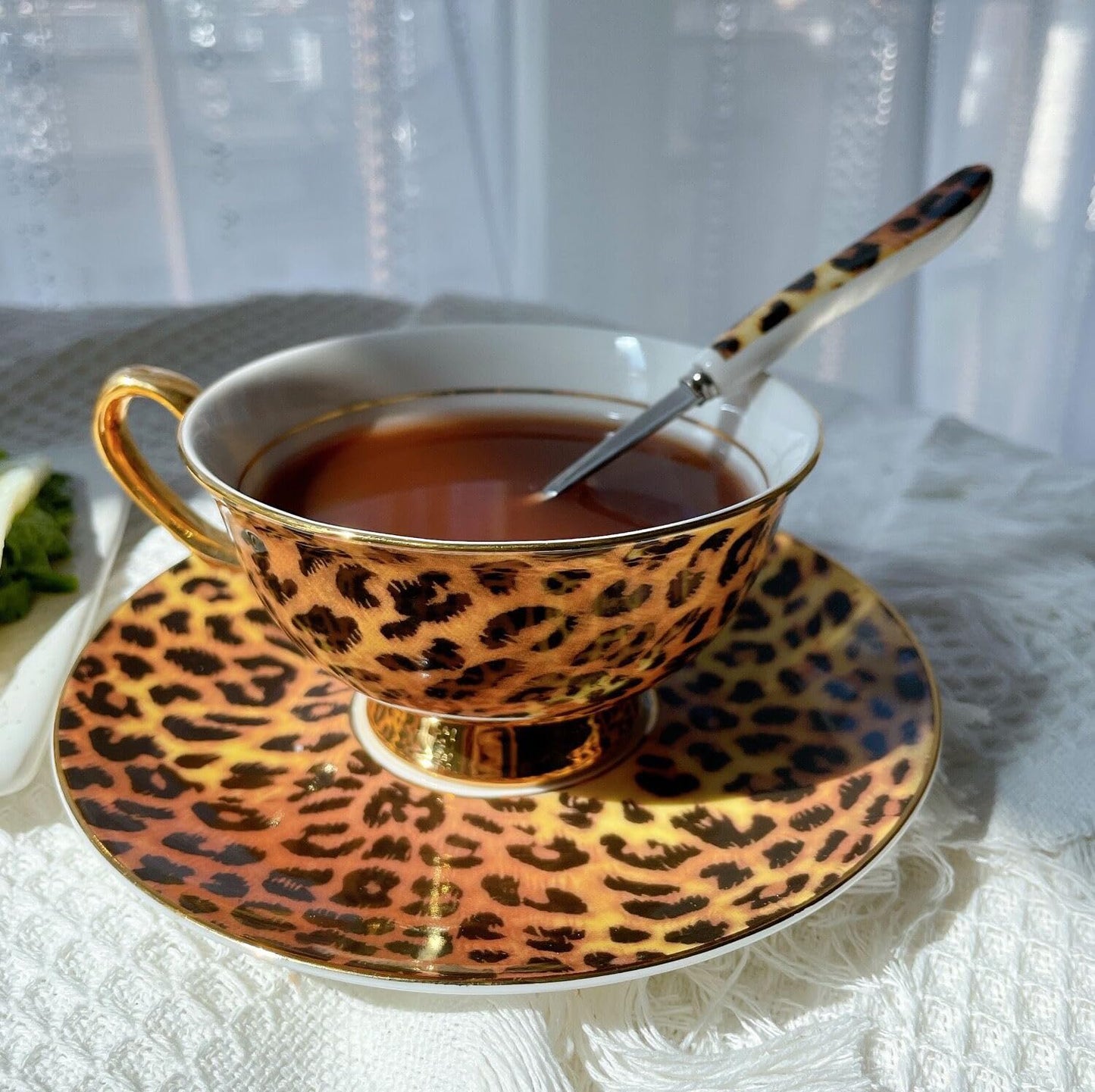 Luxury Bone China Cup & Saucer Set