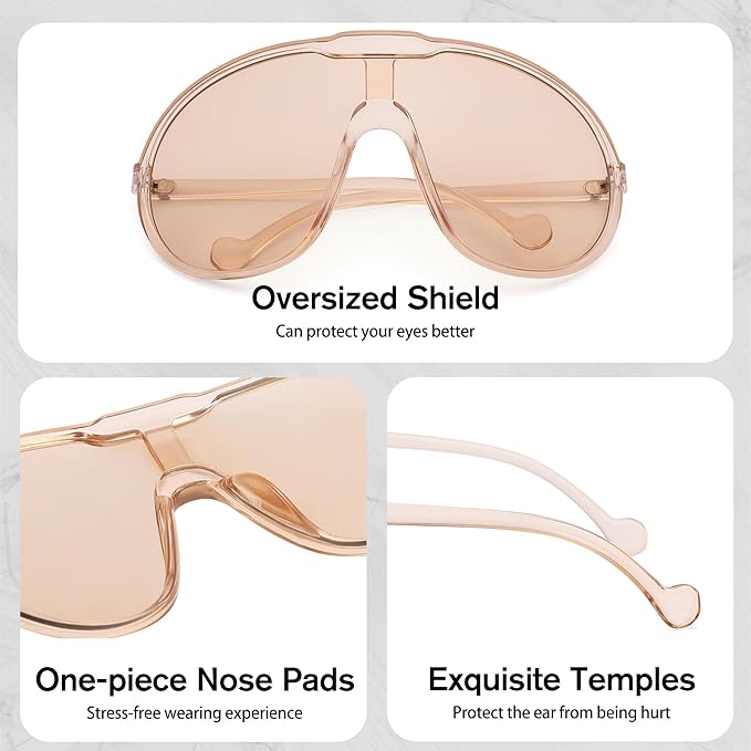 Luxe Curve Shades 'Champagne'