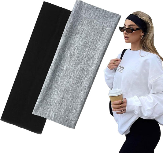 Black & Grey Head Band
