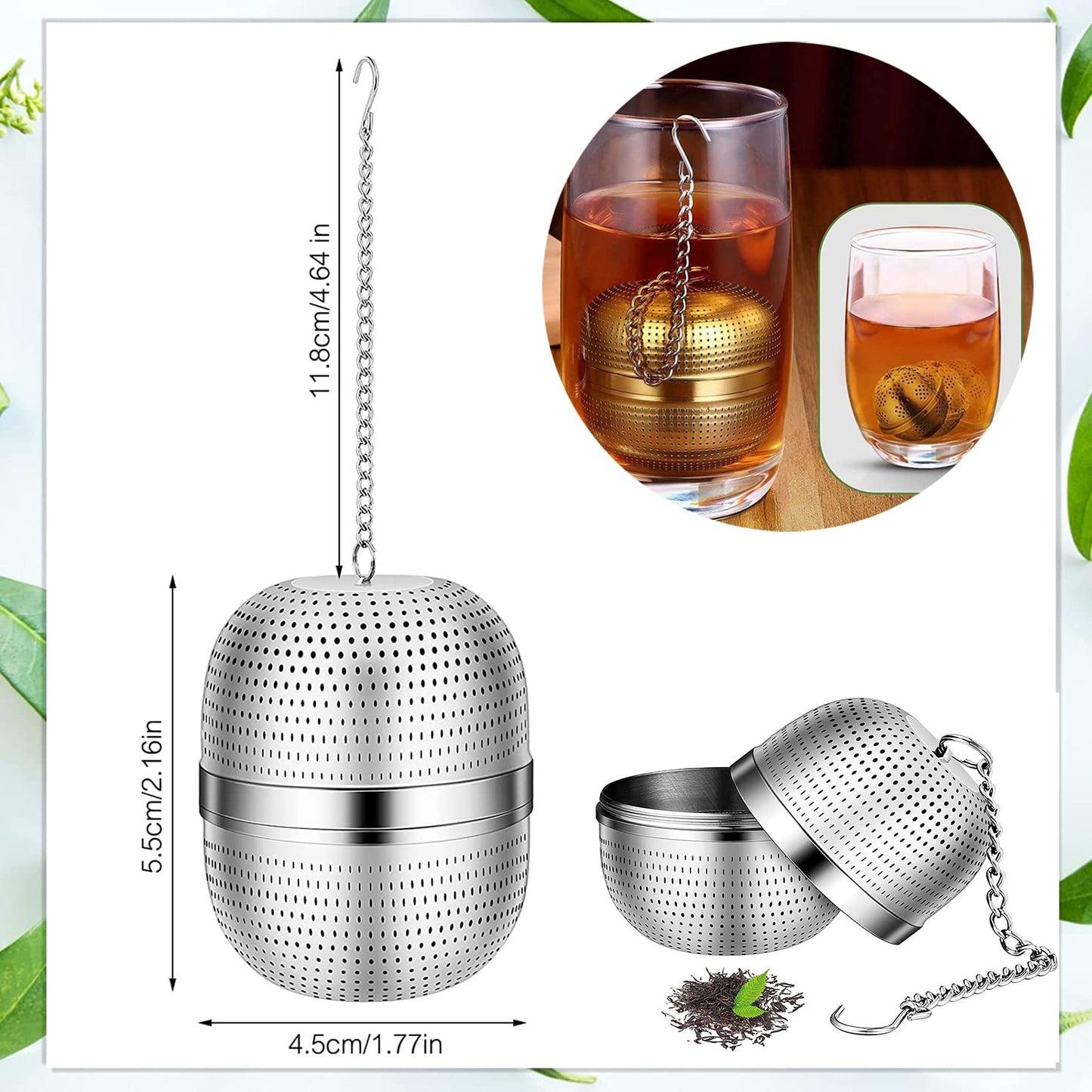 Durable Tea Infuser, Brew Better, Sip Smarter