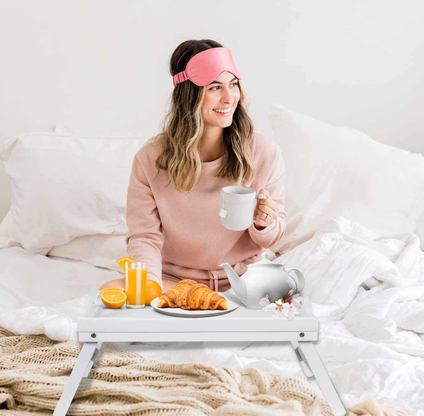 Bamboo Bed Tray – Foldable & Multi-Purpose