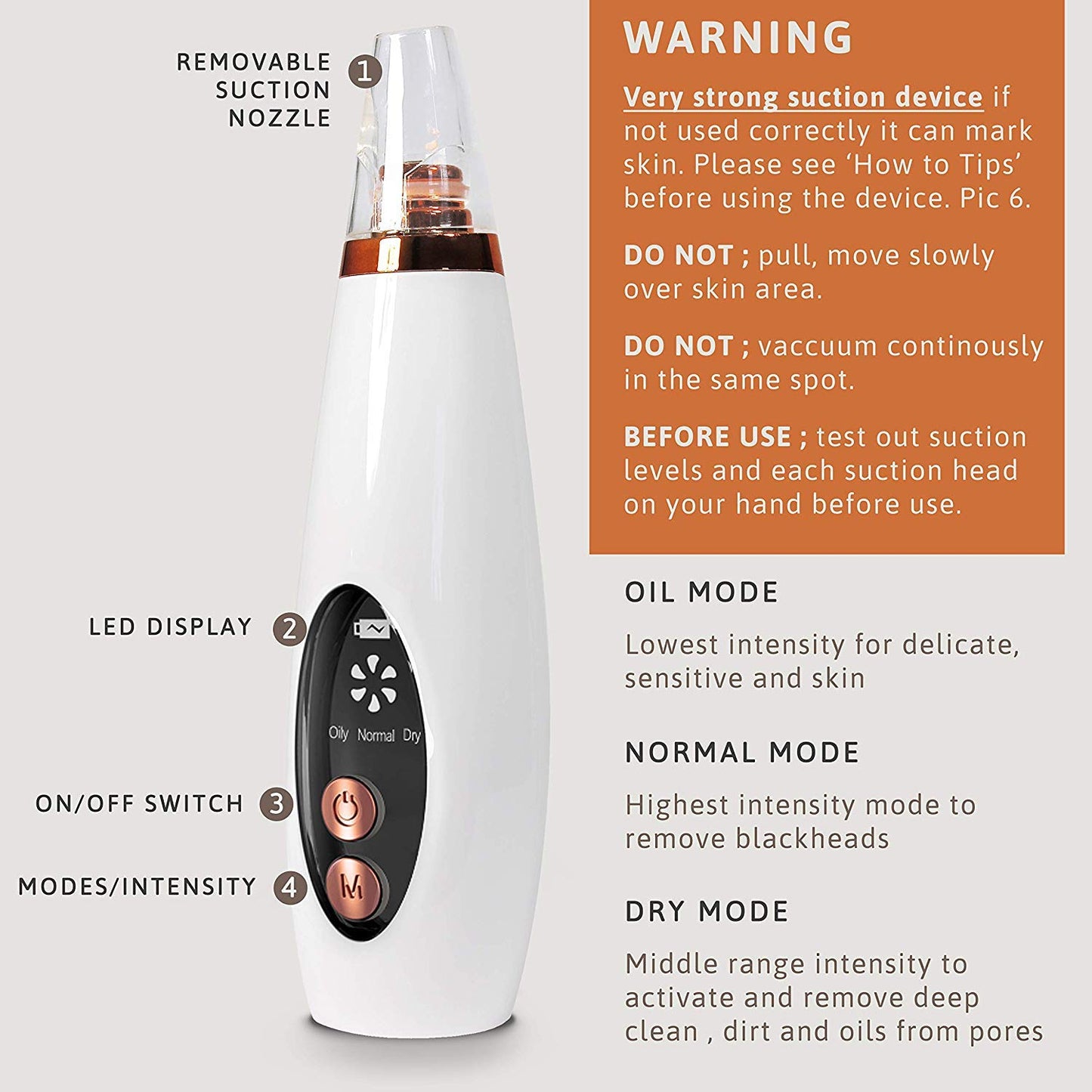 Blackhead Remover Vacuum – Powerful, Safe & Customizable