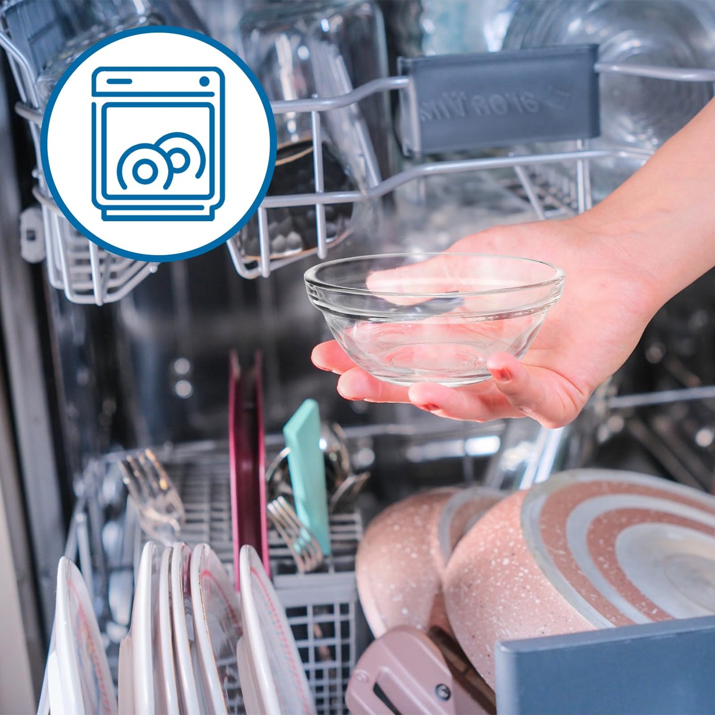 12-Pack Mini Glass Bowls – 9 cm, Transparent