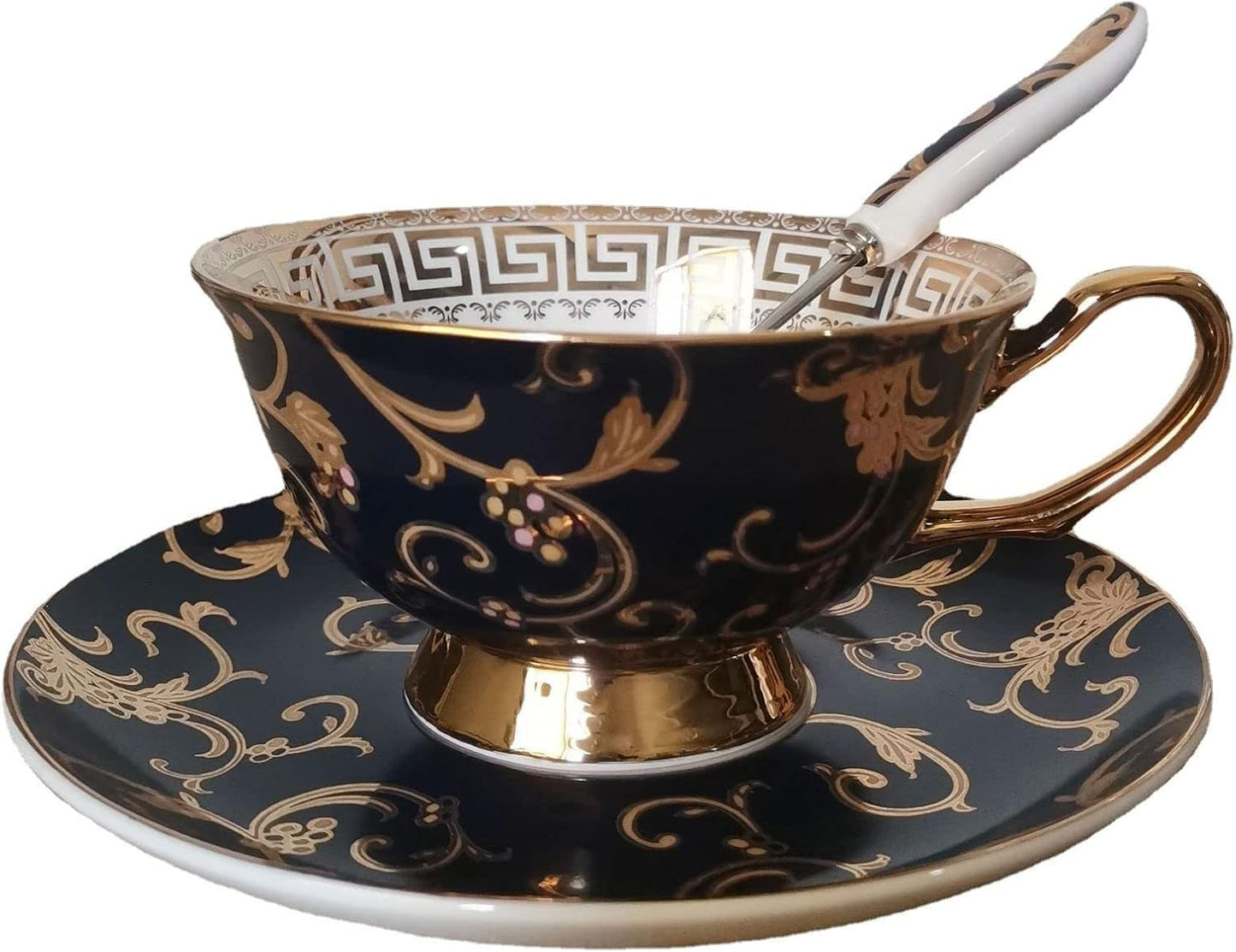 Luxury Bone China Cup & Saucer Set