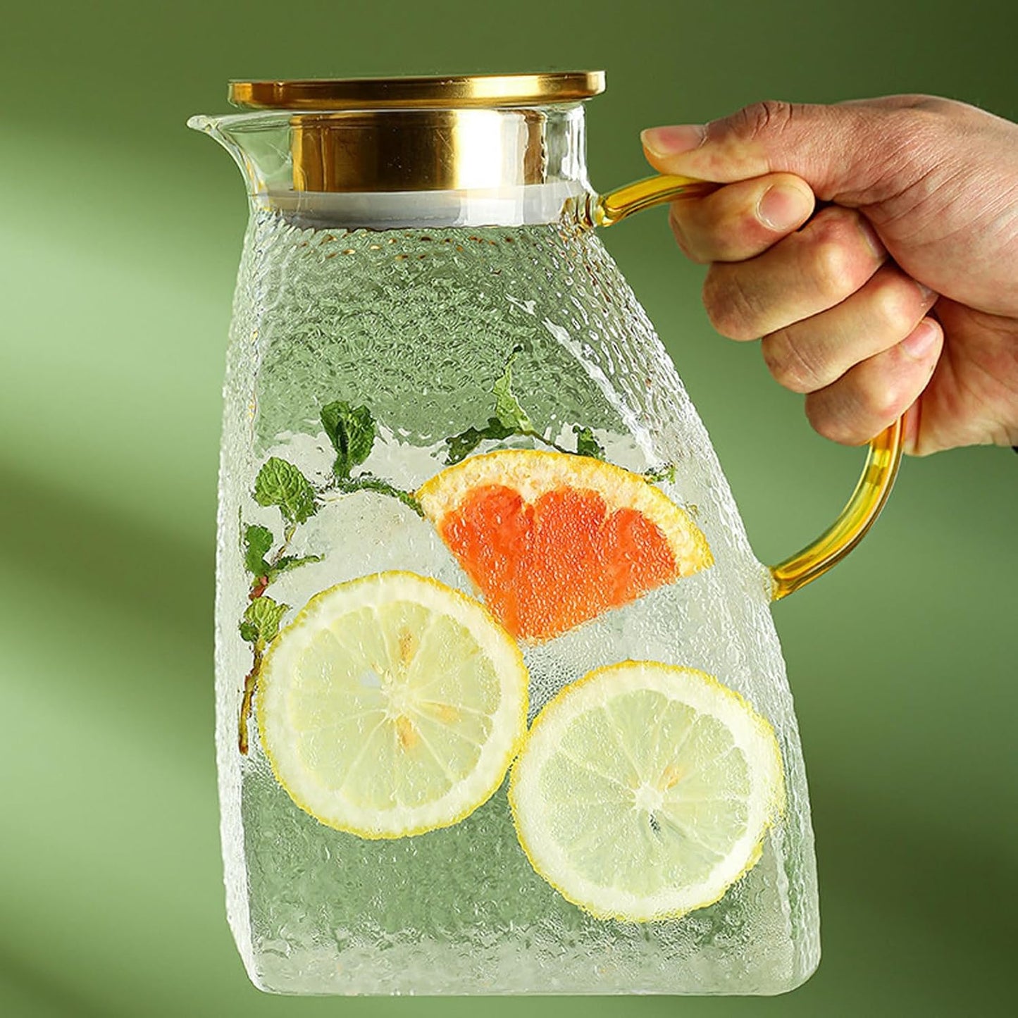 Glass Pitcher – Elegant, Heat-Resistant & Fridge-Friendly