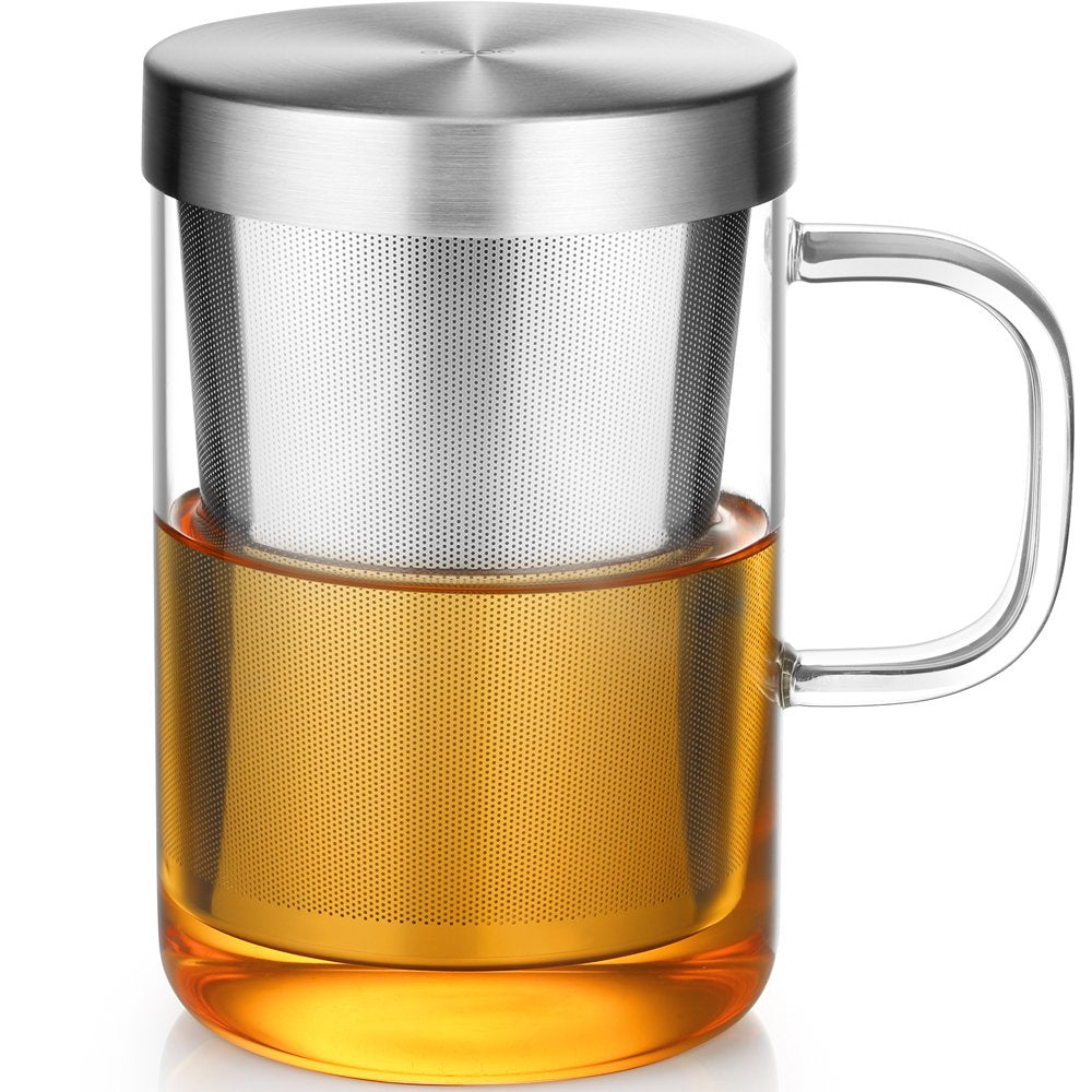 Glass Tea Cup with Infuser – Stylish, Durable, Versatile