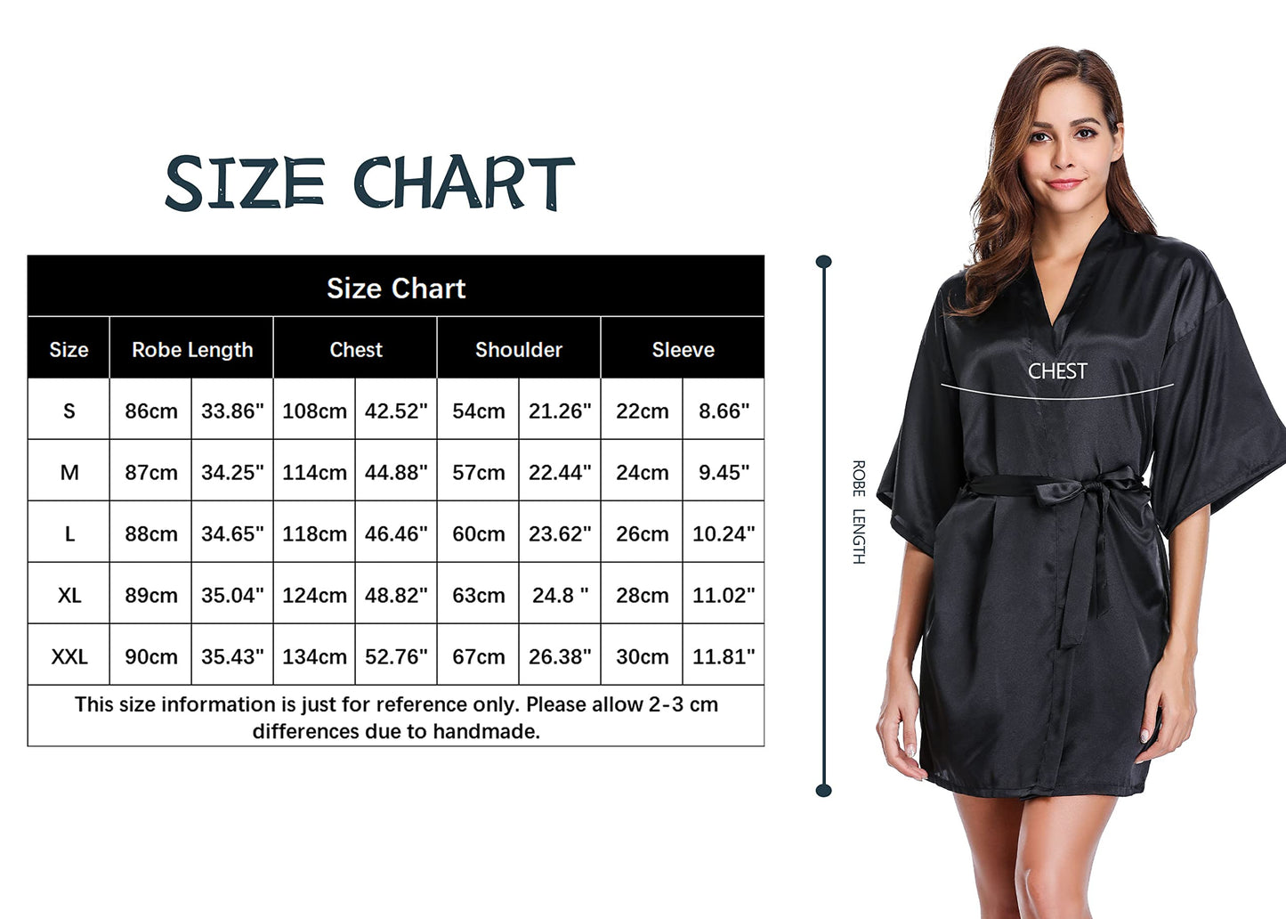 Silk Touch Satin Robe