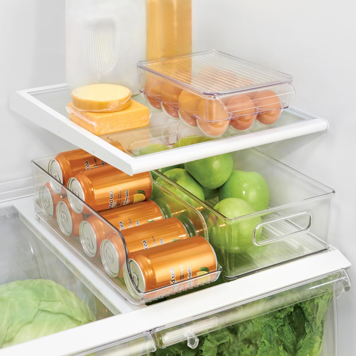 Transparent Egg Storage Box - Holds 12 Eggs