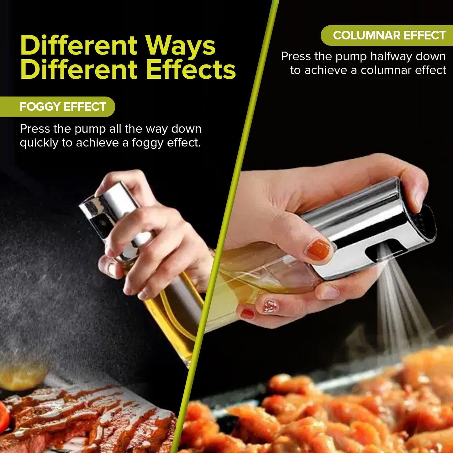 Multifunctional Oil Sprayer – 200ml Glass Bottle