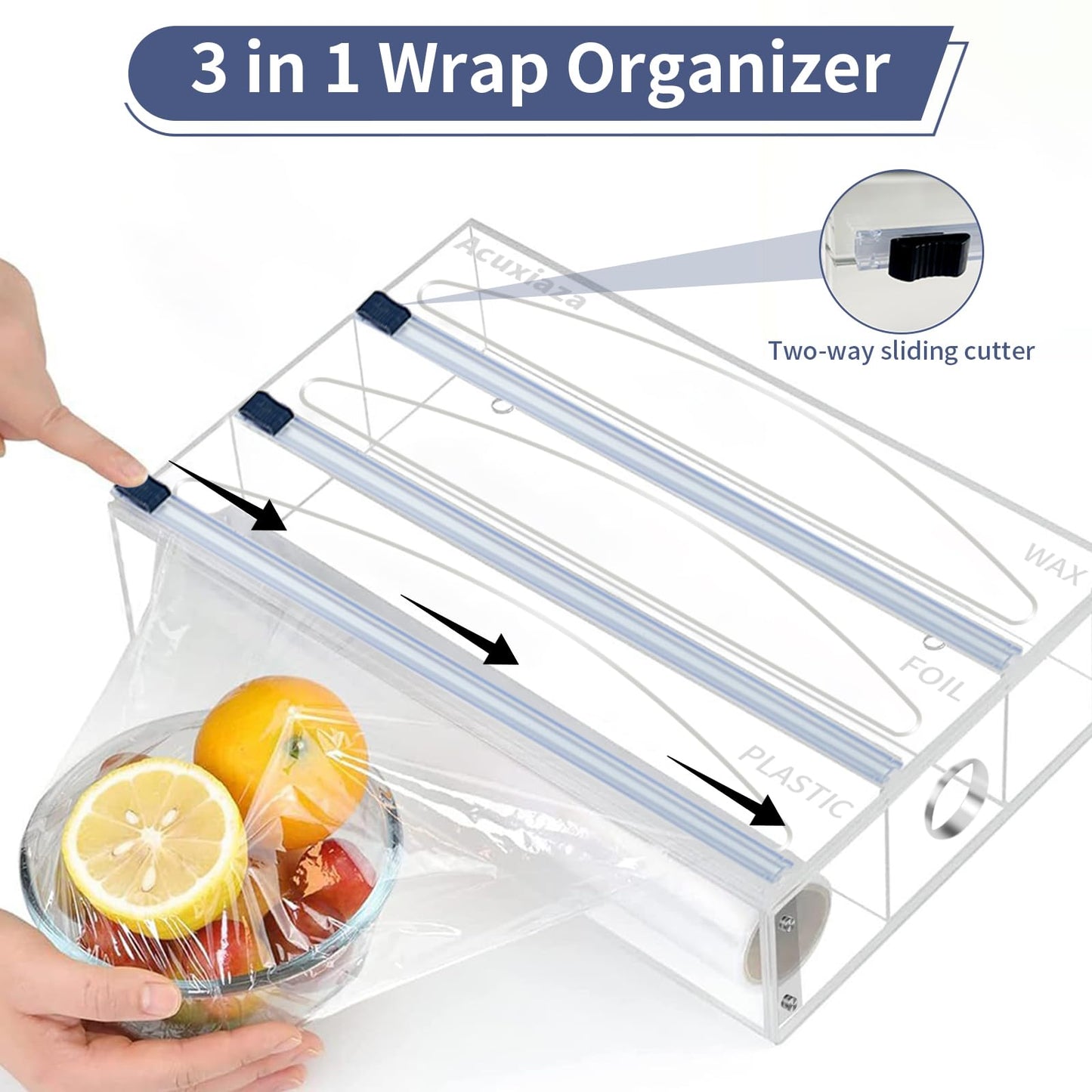 3-in-1 Wrap Dispenser & Cutter