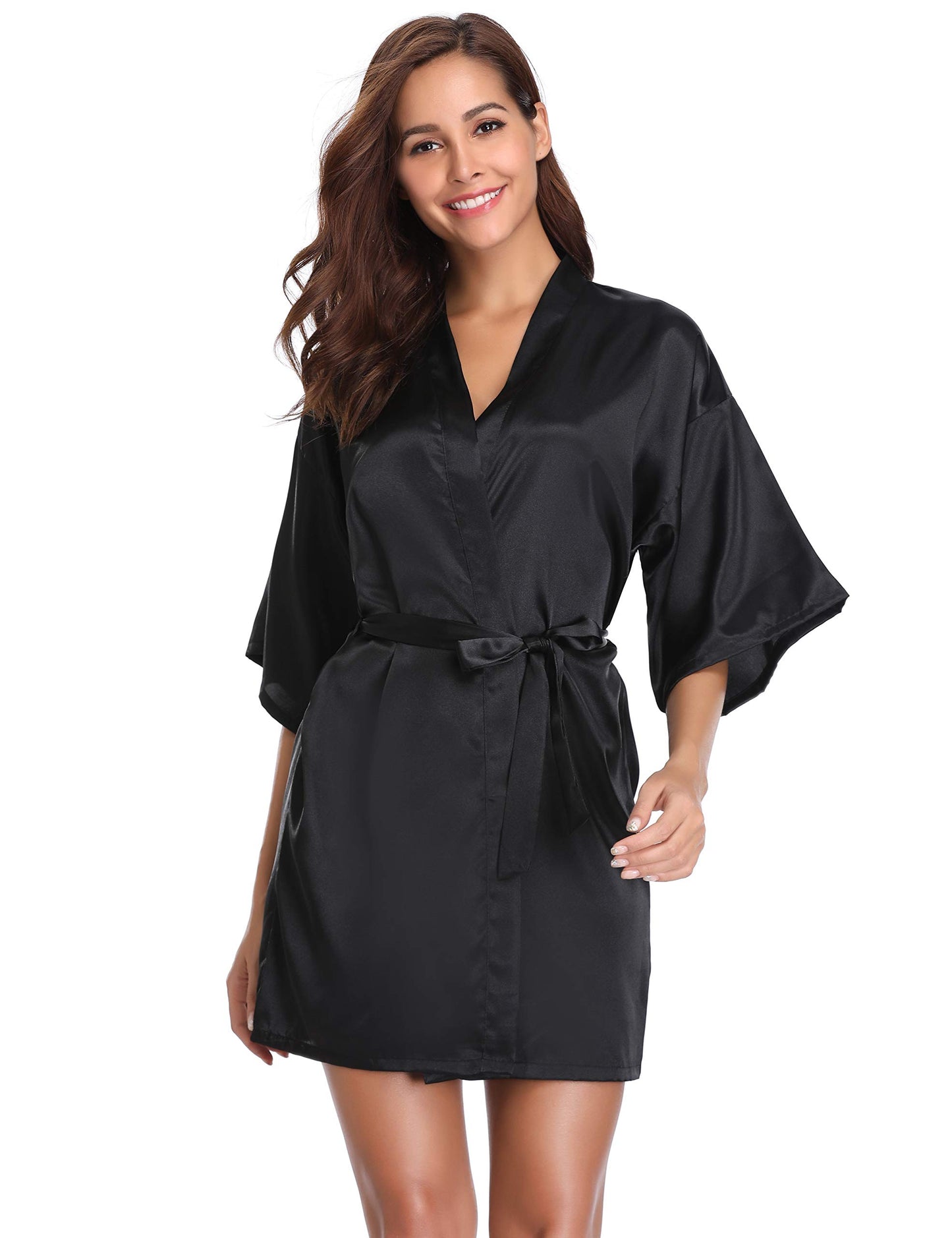 Silk Touch Satin Robe