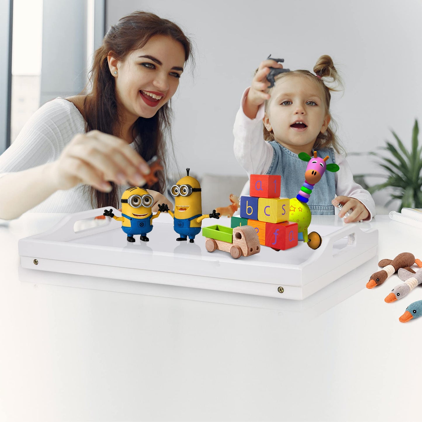 Bamboo Bed Tray – Foldable & Multi-Purpose