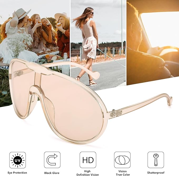 Luxe Curve Shades 'Champagne'